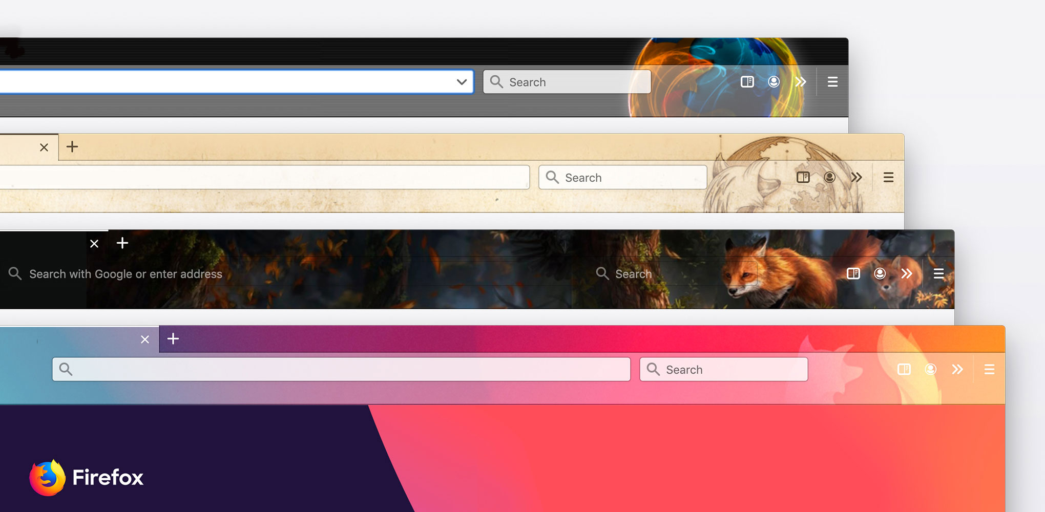 Firefox start page Themes & Skins