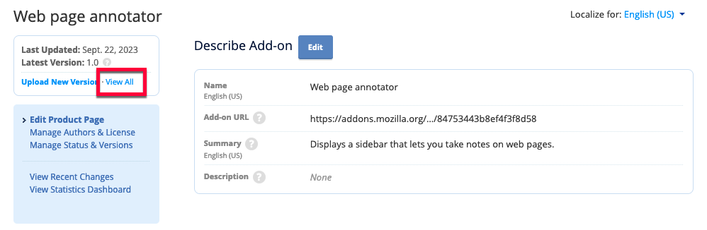 Submitting An Add On Firefox Extension Workshop